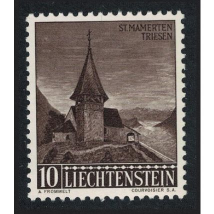 Liechtenstein St Mamertus Chapel Christmas 1957 MNH SG#360 MI#362 Sc#317