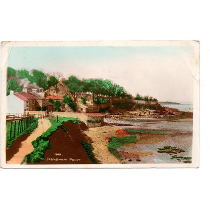 Heysham Point - Postally Used - Lancashire & Morecambe 1 JNE 1943 Postmark
