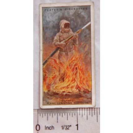 1930 Players Fire-Fighting Appliances No. 41 Mefisto Falme-Resisting Clothing