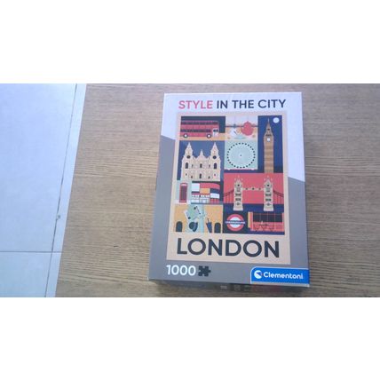 STYLE IN THE CITY: LONDON Jigsaw Puzzle (1000 Piece) Clementoni