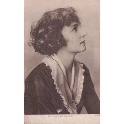 Pathe Freres Cinema Postcard Mrs Vernon Castle