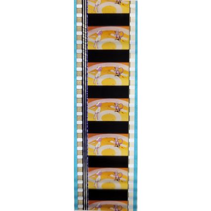 Pokemon . Pk KXH - d090L . 1 STRIP OF 5 - 35MM FILM CELLS