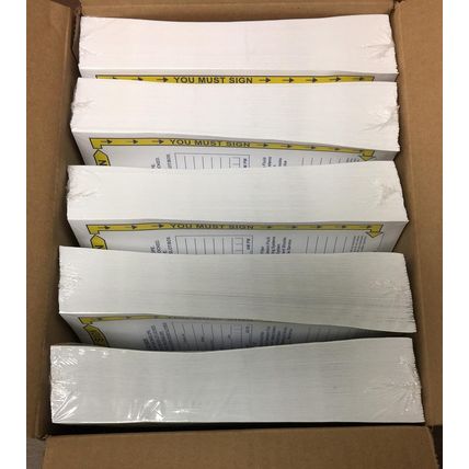 Key Drop off Envelope - EBNO-1-Y - 500 Qty. (W1)