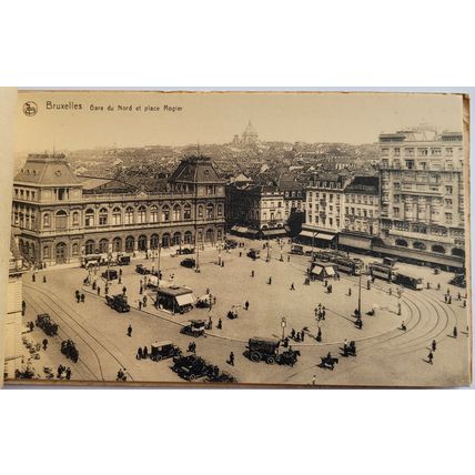 Postcards Brussels, Belgium. Book of 10. Unposted