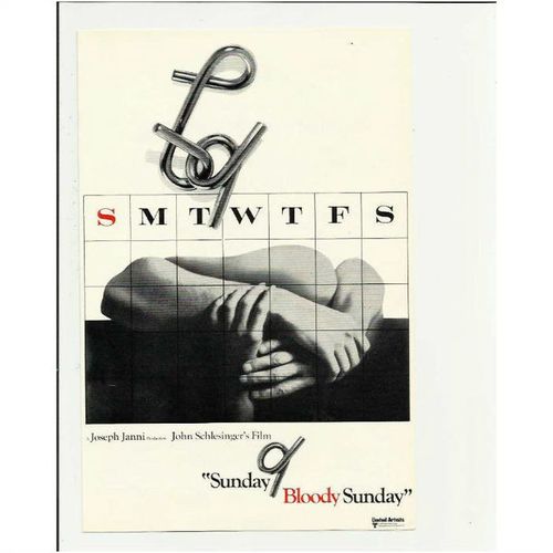 SUNDAY BLOODY SUNDAY Glenda Jackson, Peter Finch, Murray Head 1971 Synopsis