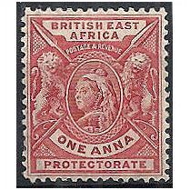 British East Africa 1896 SG66 1a Carmine-Rose Mounted Mint . .