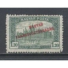 Hungary.SG343 1k 20 Parliament Buildings,Budapest (Green).Mounted Mint.Jan15