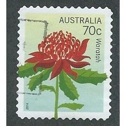 AUS 2014 60c (S/A) 'FLORAL EMBLEMS' (PERF 11) FINE USED (EBID37-371)