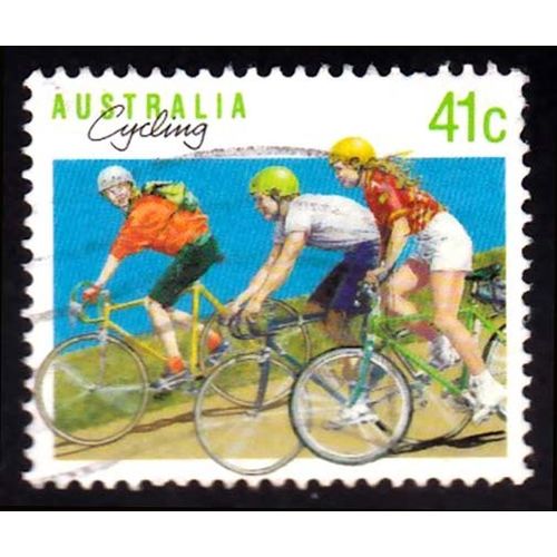 Australia 1989 Sport 41c Cycling Used Stamp