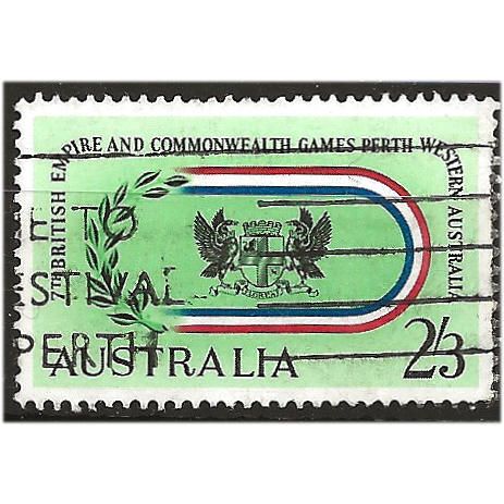 Australia 1962 SG347 2/3d Commonwealth Games Good+ Used . ..