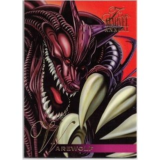 MARVEL ANNUAL 1995 FLAIR card # 99 WAREWOLF