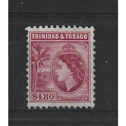 Trinidad&Tobago.SG278 $4.80 Queen Elizabeth II (Cerise).Mounted Mint.Oct23b
