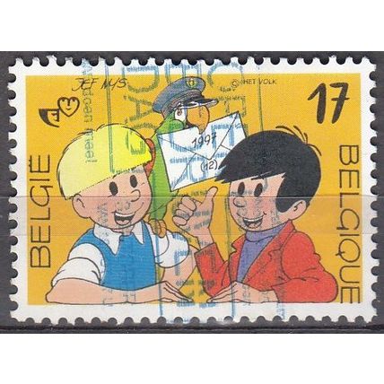 Belgique 1997 Michel 2759 O Cote (2008) 0.80 € Bande dessinée Gil et Jo