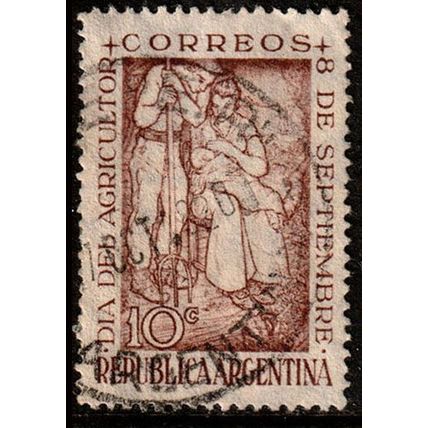 Argentina 1948 Agriculture 10c Used Stamp