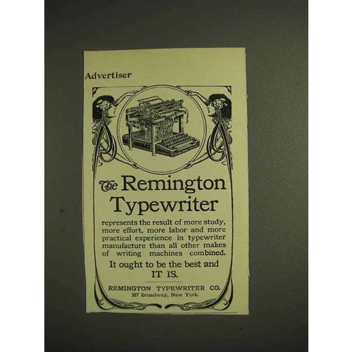1904 Remington Typewriter Ad