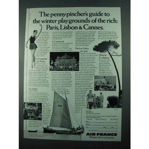 1969 Air France Ad - Penny-Pincher's Guide
