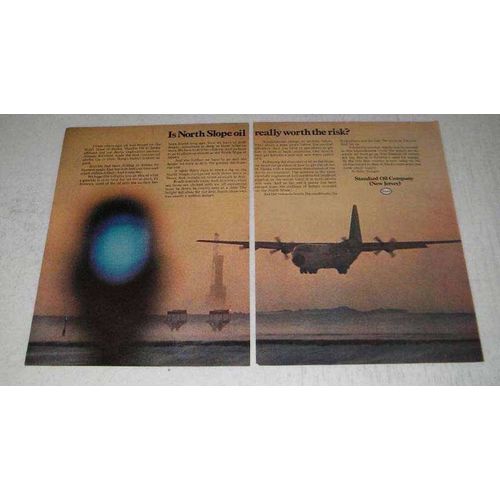 1971 Esso Standard Oil Ad - North Slope Oil Worth Risk