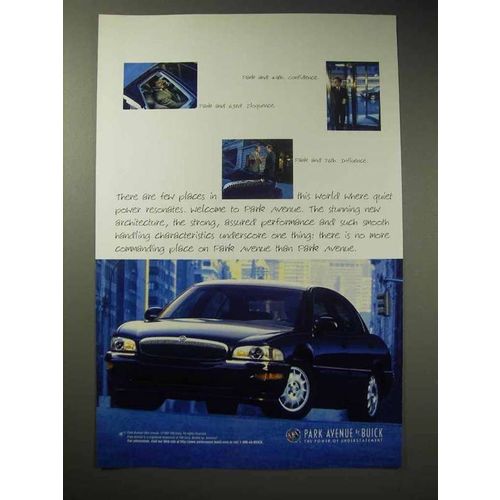 1997 Buick Park Avenue Car Ad - Quiet Power Resonates