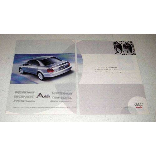 1998 Audi A4 Car Ad - We Call It A Concept Car