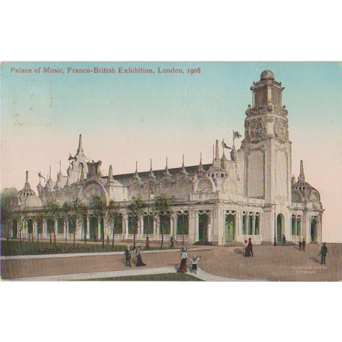 GB 1908 Franco British Exhibition by Valentines special seal see other listings