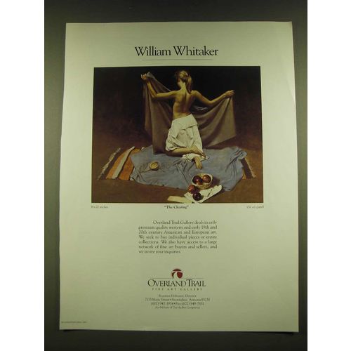 1990 Overland Trail Gallery Ad - The Clearing by William Whitaker