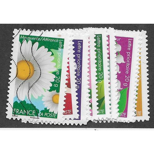 FRA 2012 (SET)(S/A) 'FLOWERS ' (12v) FINE USED (EBID58-134)