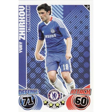 Match Attax 2010/2011 116 Yury Zhirkov Chelsea
