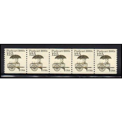 2133 12.5c Pushcart Fine MNH Dry Gum PNC 1/5 X2175