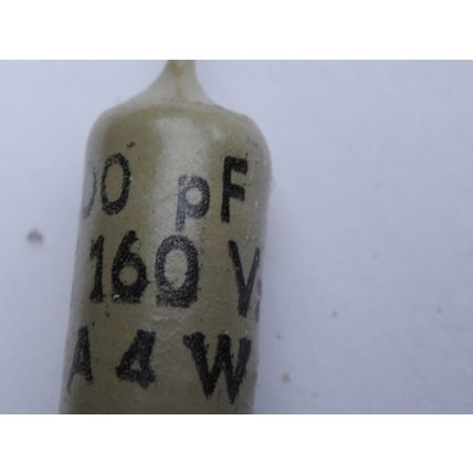 Mullard Mustard Capacitor 18000pF 160V New Old Stock Valve Amplifier