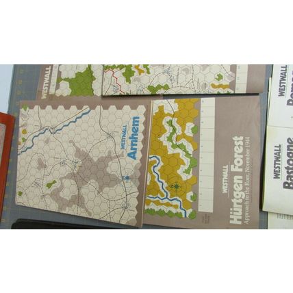 WESTWALL FOUR BATTLES TO GERMANY Plastic Tray pack SPI Avalon Hill 1975