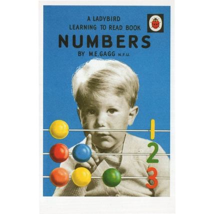 Learning To Count Read Numbers Childrens First Edition Ladybird Book Postcard