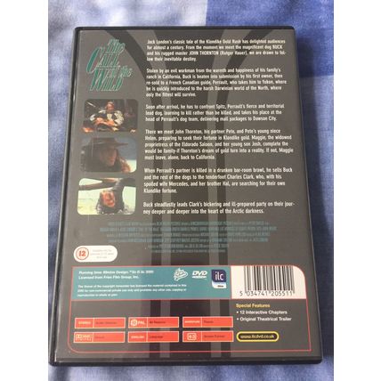 The Call of the Wild (2000 DVD of 1996 film of Jack London's tale) Rutger Hauer