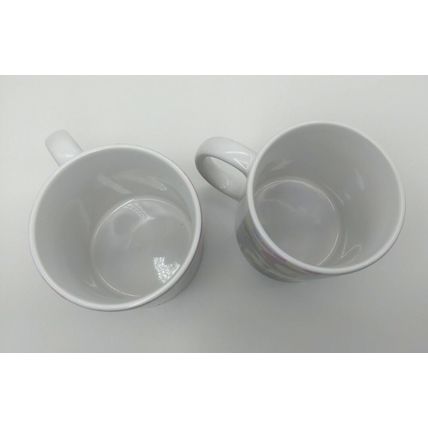 (2) Cancun Mugs - Colorful! Skull/Skeleton/Sombrero - Mexico - Coffee/Tea Cups