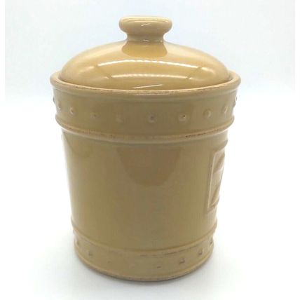 Sorrento Creamer Pitcher & Flour/Sugar Canister/Stoneware - Debby Segura 2001