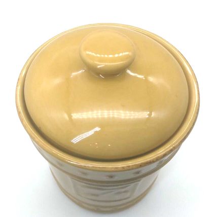 Sorrento Creamer Pitcher & Flour/Sugar Canister/Stoneware - Debby Segura 2001