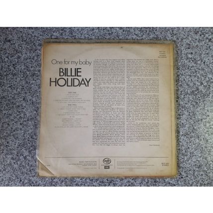 Billie Holiday – One For My Baby (MFP5231) 1971 (UK)
