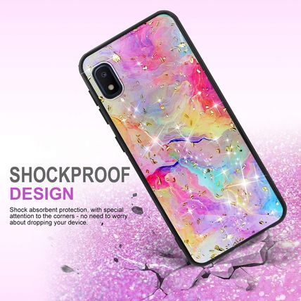 TJS Glitter Case Compatible with Samsung Galaxy A10E 5.8"-RAINBOW-NEW-FAST SHIP