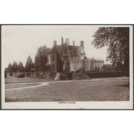 Iwerne House, Iwerne Minster, Dorset, 1930 - Chadd RP Postcard