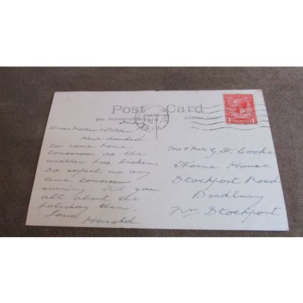 1932 fr real photo Postcard - Harris Promenade - Isle of Man