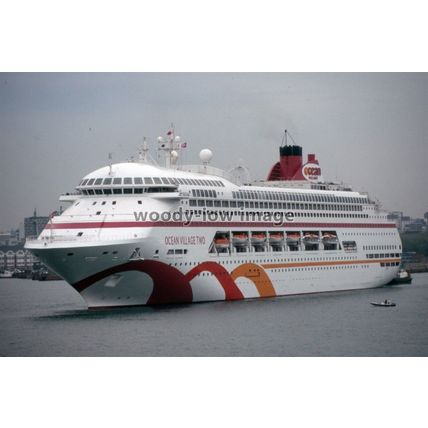 SQ0740 - Carnival Cruise Liner - Ocean Village Two , built 1990 -photograph 6x4