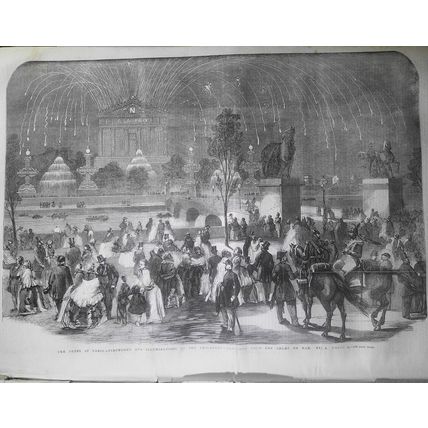 The Illustrated London News, August 20, 1859 - Paris fetes; Great Eastern saloon