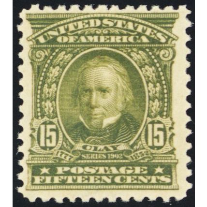 309, Mint FVF NH 15¢ - Great Color & Fresh! - Stuart Katz