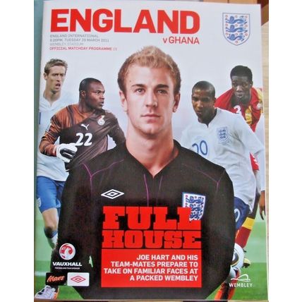 ENGLAND v GHANA INTERNATIONAL WEMBLEY 2011