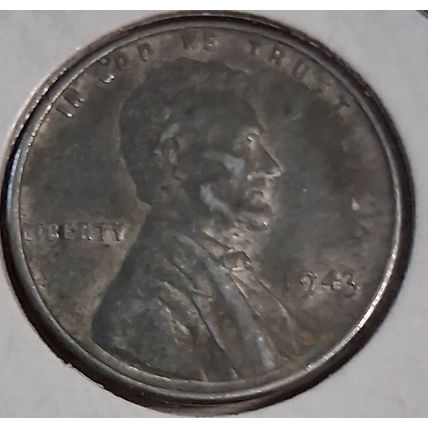 5: 1943 P Philidelphia Mint CIRCULATED War Cents Nice Lot