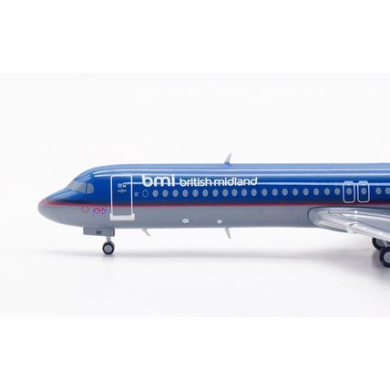 FOKKER 100 BRITISH MIDLAND REG: G-BXWF W/S - JCWINGS XX20303 1/200 - PRE ORDER