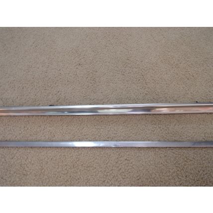 1963 63 Dodge Polara RH Fender Trim OEM 2 Pc Upper & Lower OEM