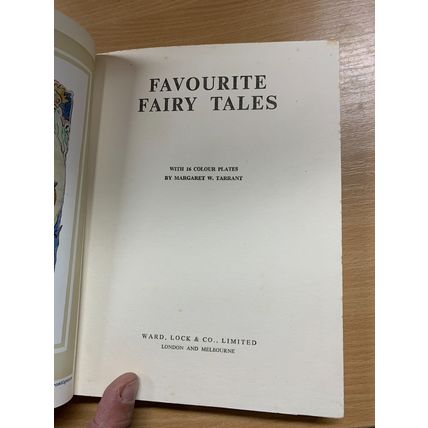 c1930s "FAVOURITE FAIRY TALES" MARGARET TARRANT ARTWORK HARDBACK BOOK (P4)