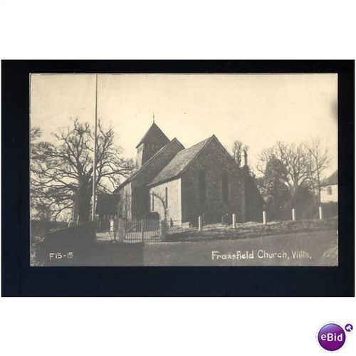 Wiltshire FROXFIELD Church Postcard by Ashley (F15-15)