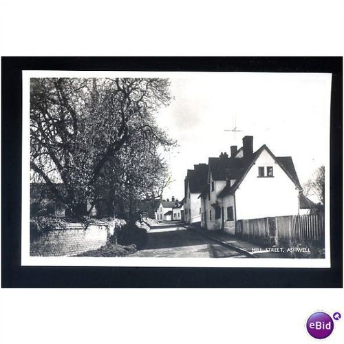 Hertfordshire ASHWELL Mill Street Postcard by Jarrold