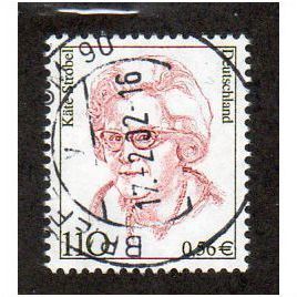 GER 2000 110pf ( €0.56) 'FAMOUS WOMEN -KATIE STROBEL' FINE USED (EBID30-217)